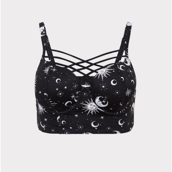 Strappy push up balconette celestial bikini top - Picture 7 of 7